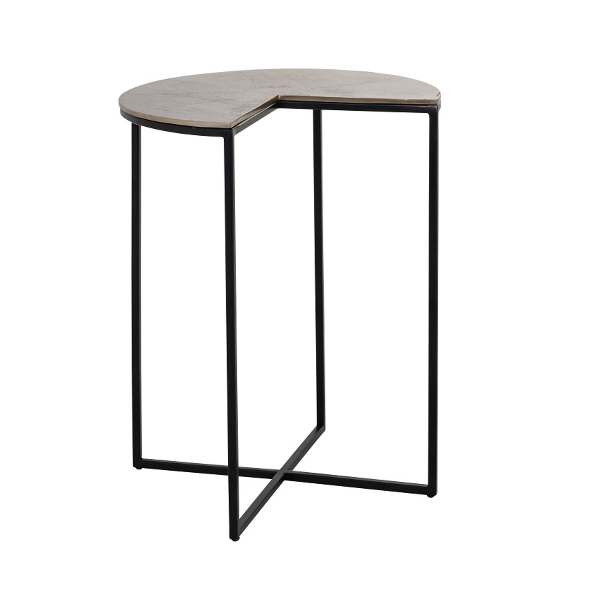 Bijzettafel Arden Zwart - Metaal - Richmond Interiors