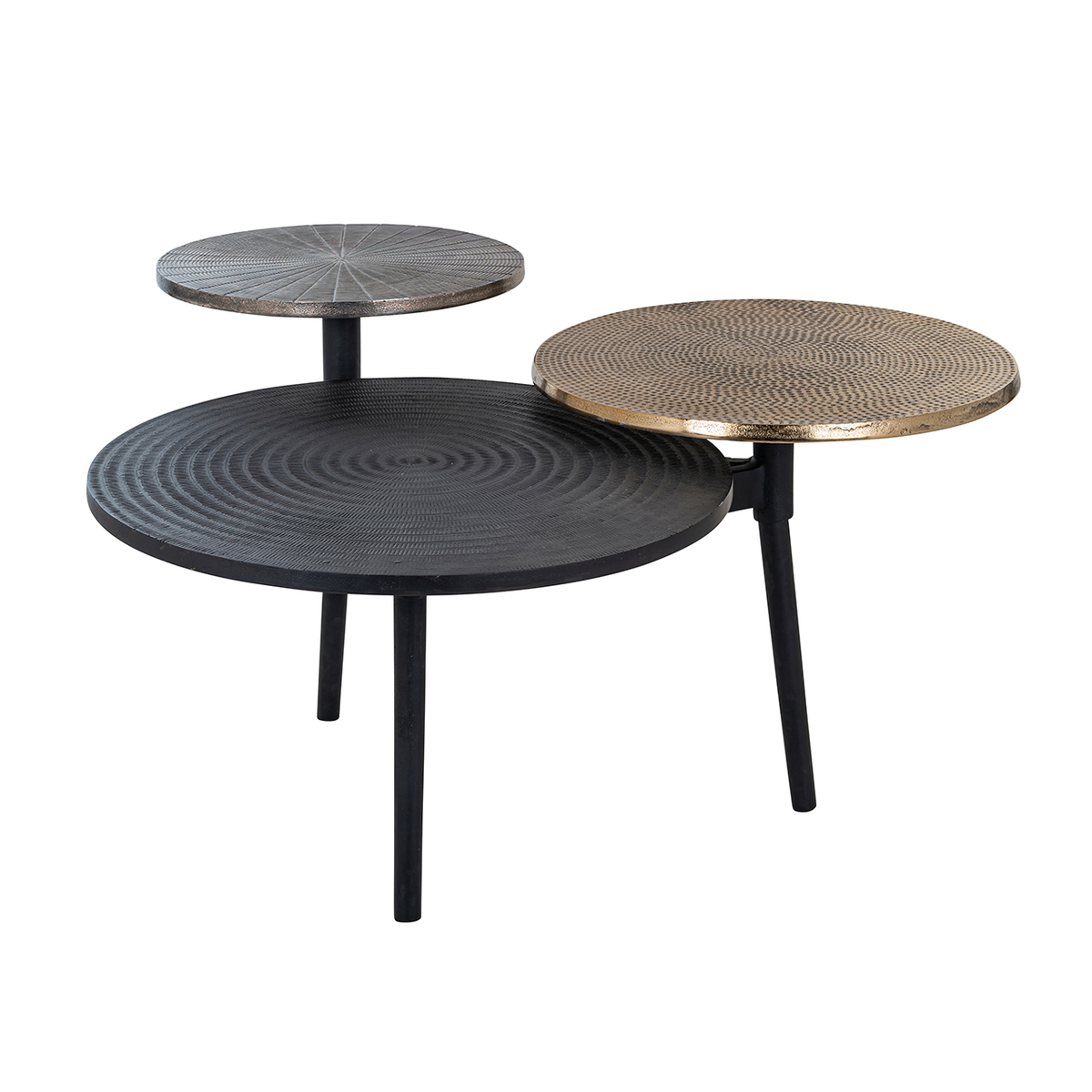 Salontafel Urban Zwart - Aluminium - Richmond Interiors