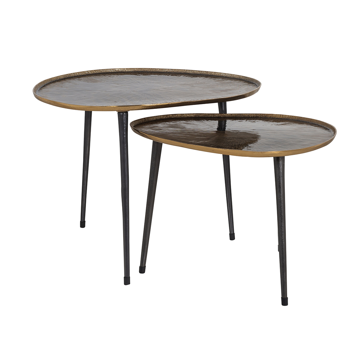 Salontafel Louve Bruin Brons - Aluminium - Richmond Interiors