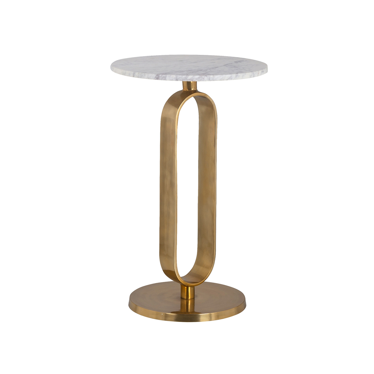 Bijzettafel Celine Wit Goud - Marmer - Richmond Interiors