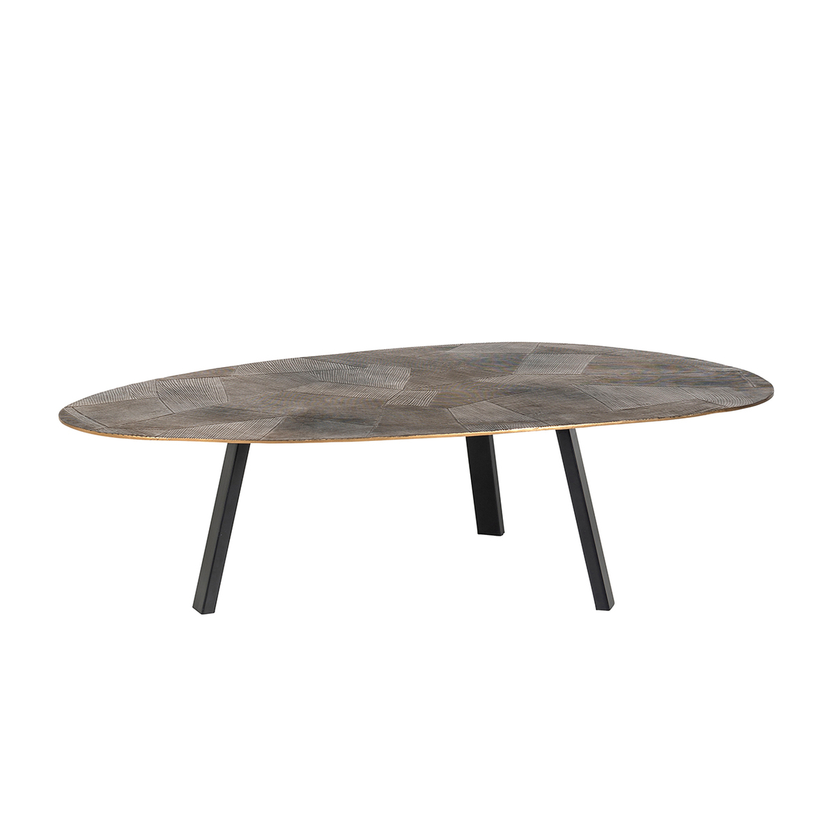 Salontafel Tulum Bruin Brons - Aluminium - Richmond Interiors