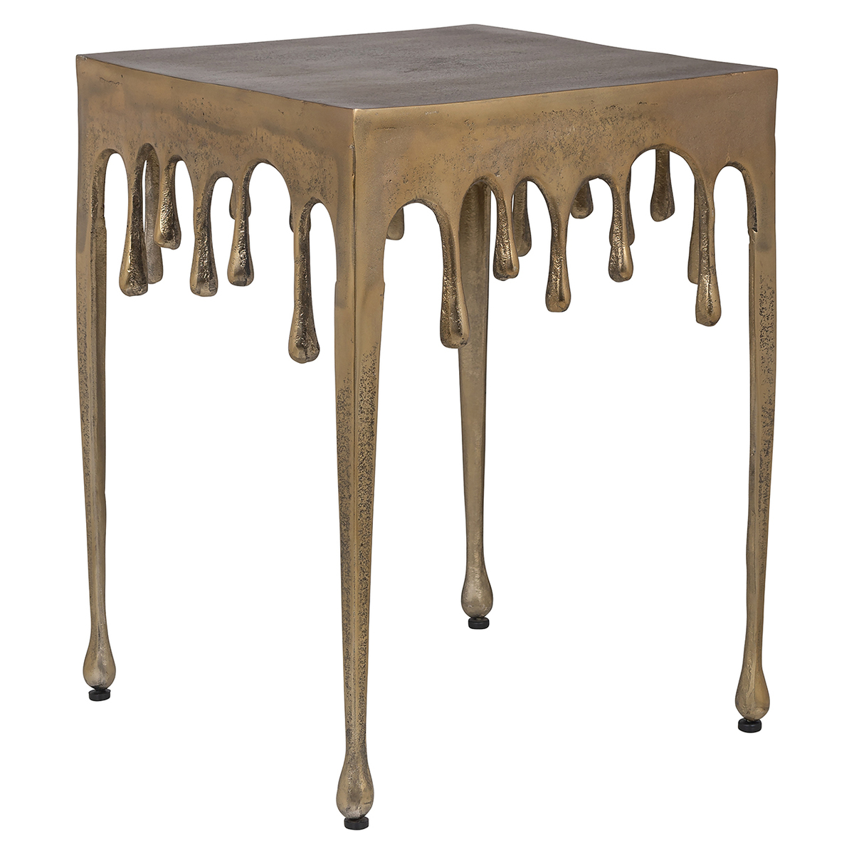 Bijzettafel Drops Bruin Goud - Aluminium - Richmond Interiors