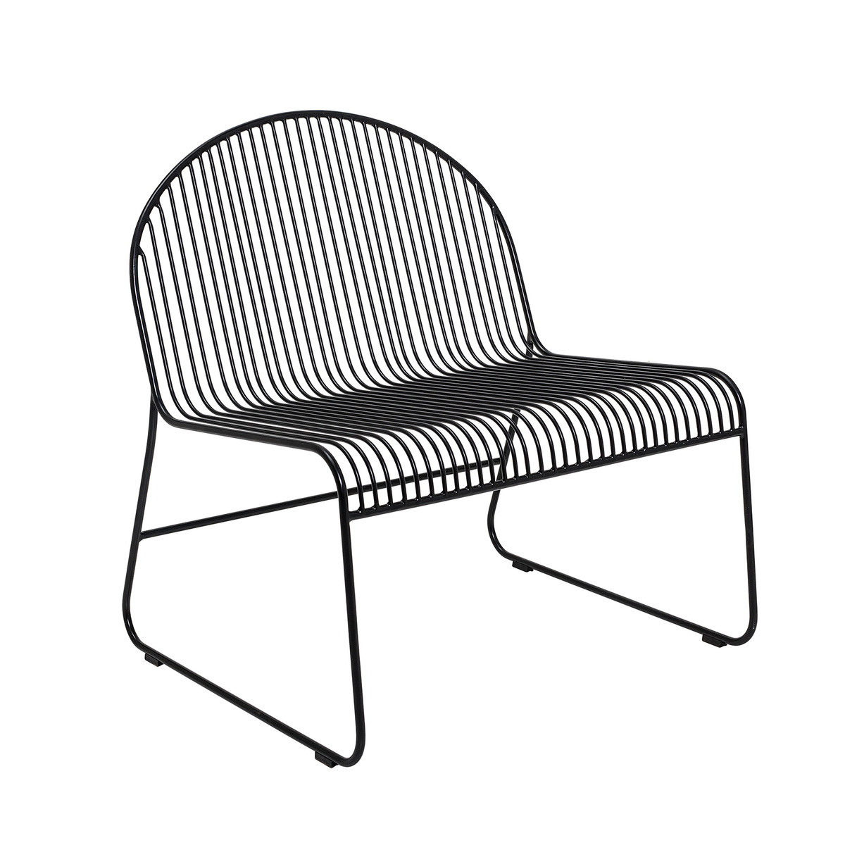 Fauteuil Zwart - Metaal - Bloomingville
