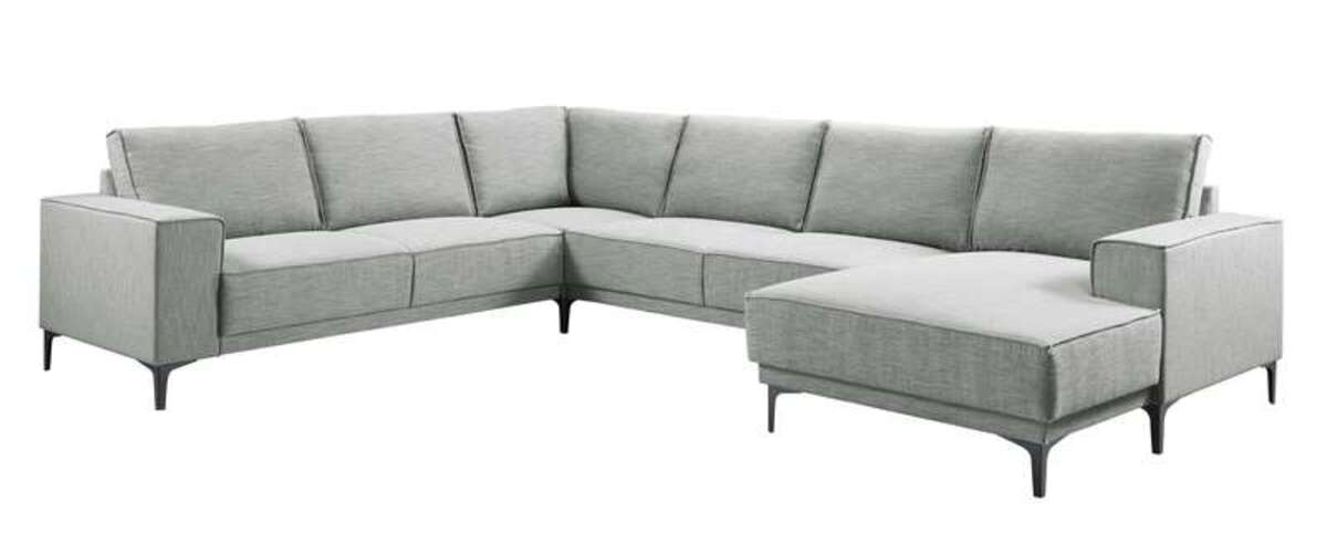 Hoekbank Calira - - Grijs - Stof - Modern - Profijt Meubel