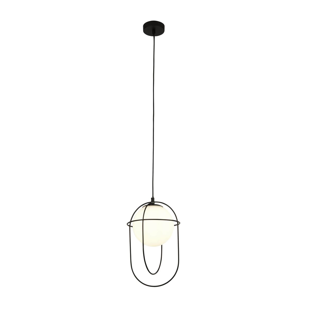 Hanglamp Alice Zwart - Metaal - DOK 2