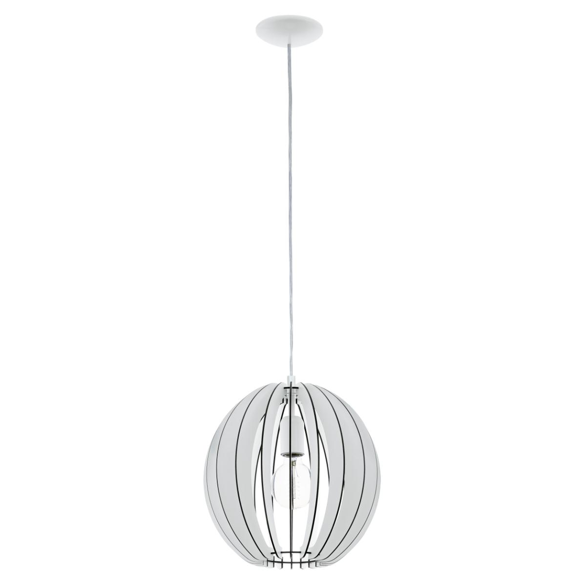 Hanglamp Cossano Wit - Hout - Eglo