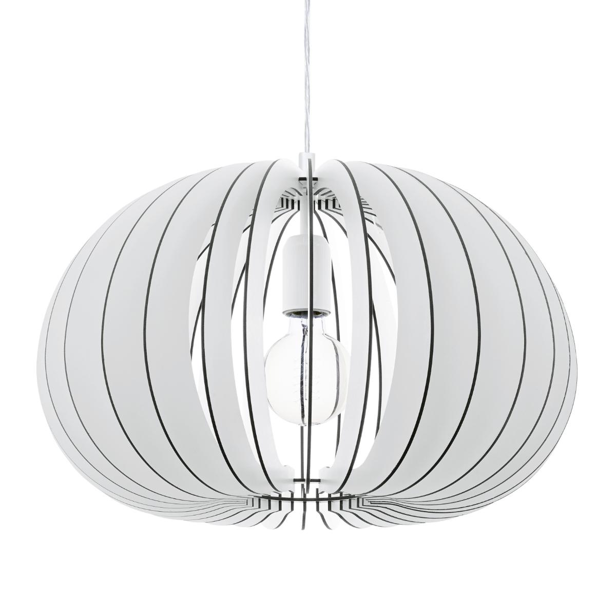 Hanglamp Cossano Wit - Hout - Eglo