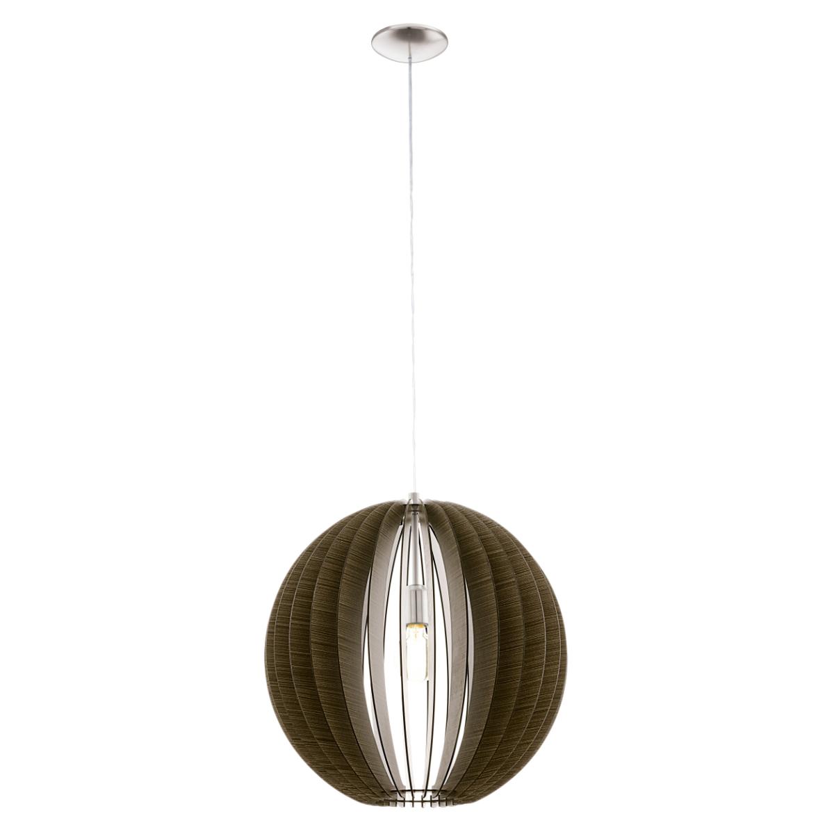 Hanglamp Cossano Bruin - Hout - Eglo
