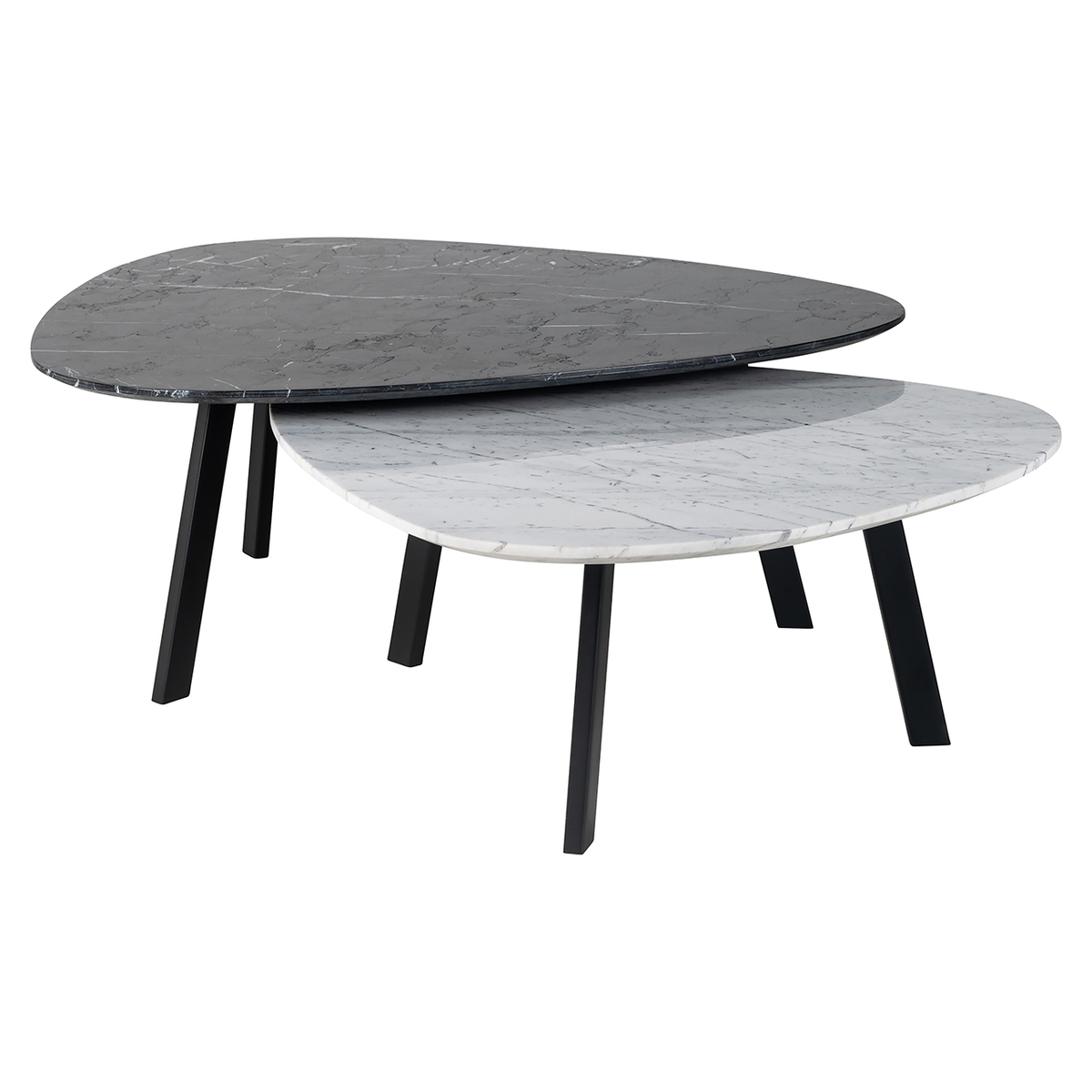 Salontafel Trocadero Zwart  - Metaal - Richmond Interiors