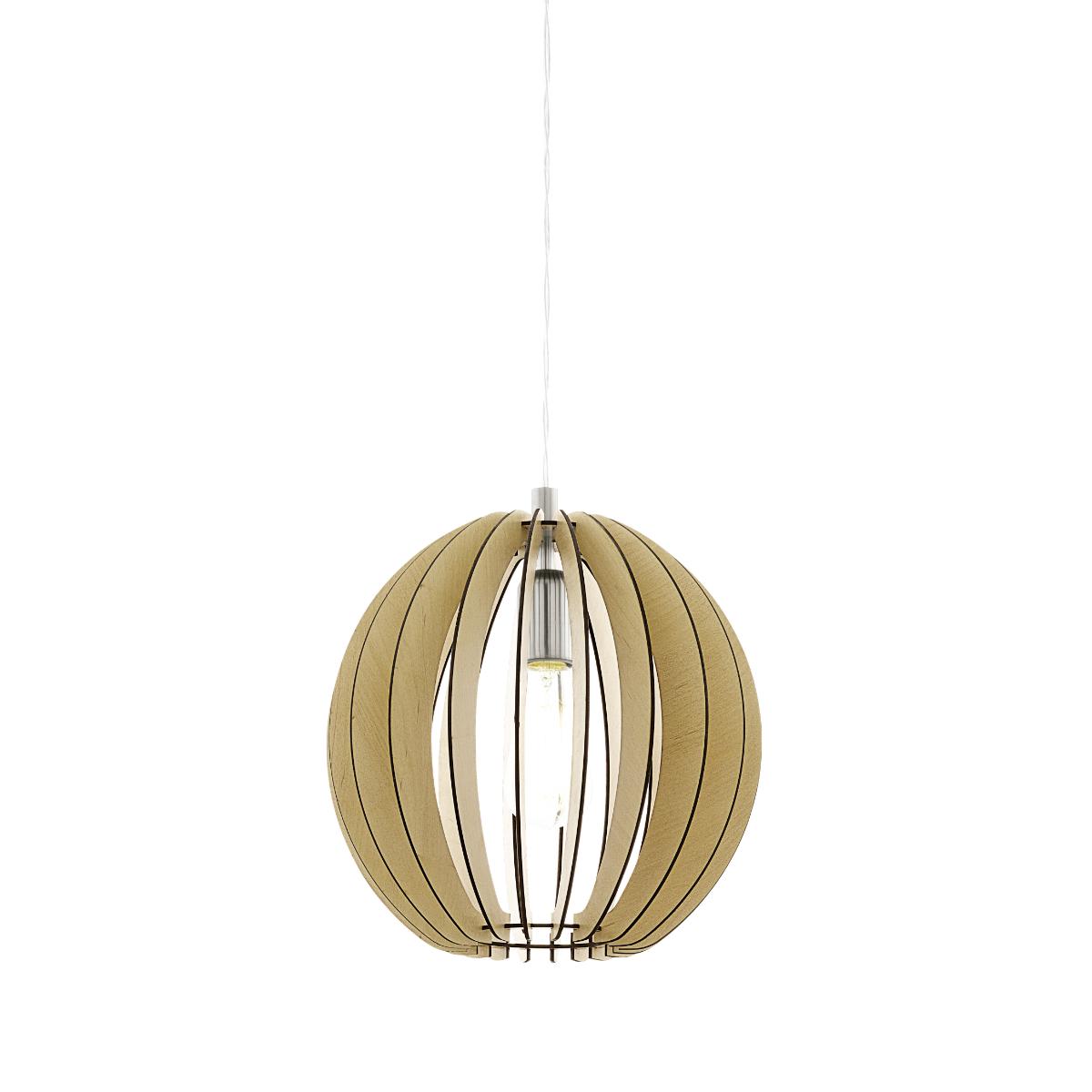 Hanglamp Cossano Naturel - Hout - Eglo