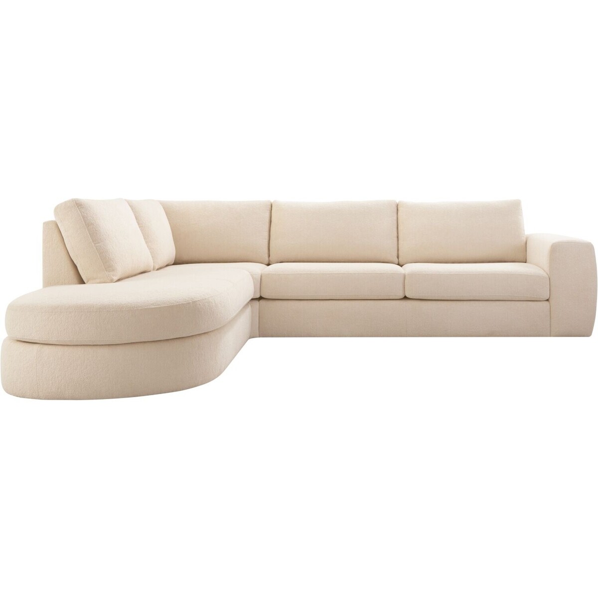 Hoekbank Azara - - Beige - Stof - Modern - Profijt Meubel
