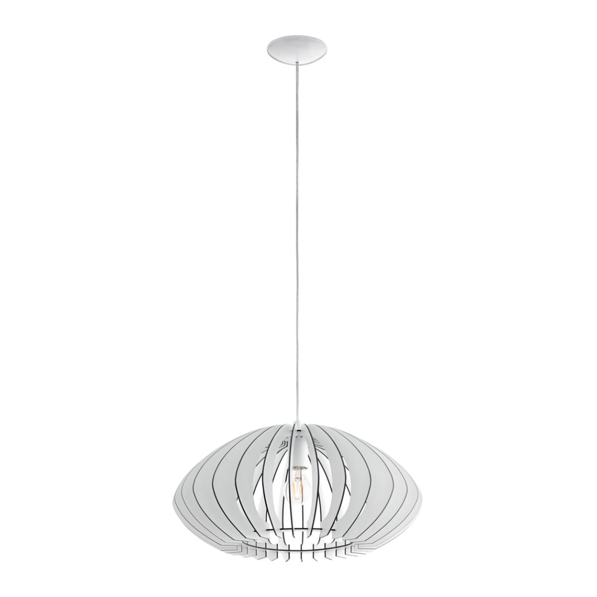 Hanglamp Cossano Wit - Hout - Eglo
