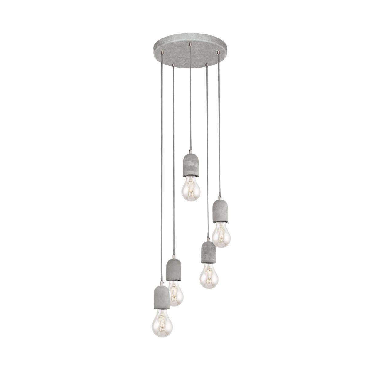 Hanglamp Silvares Grijs - Beton - Eglo