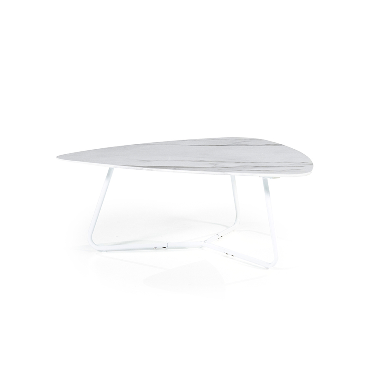 Salontafel Neno Wit - Metaal - Eleonora