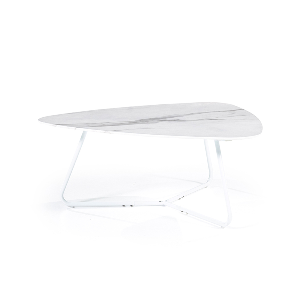 Salontafel Neno Wit - Metaal - Eleonora