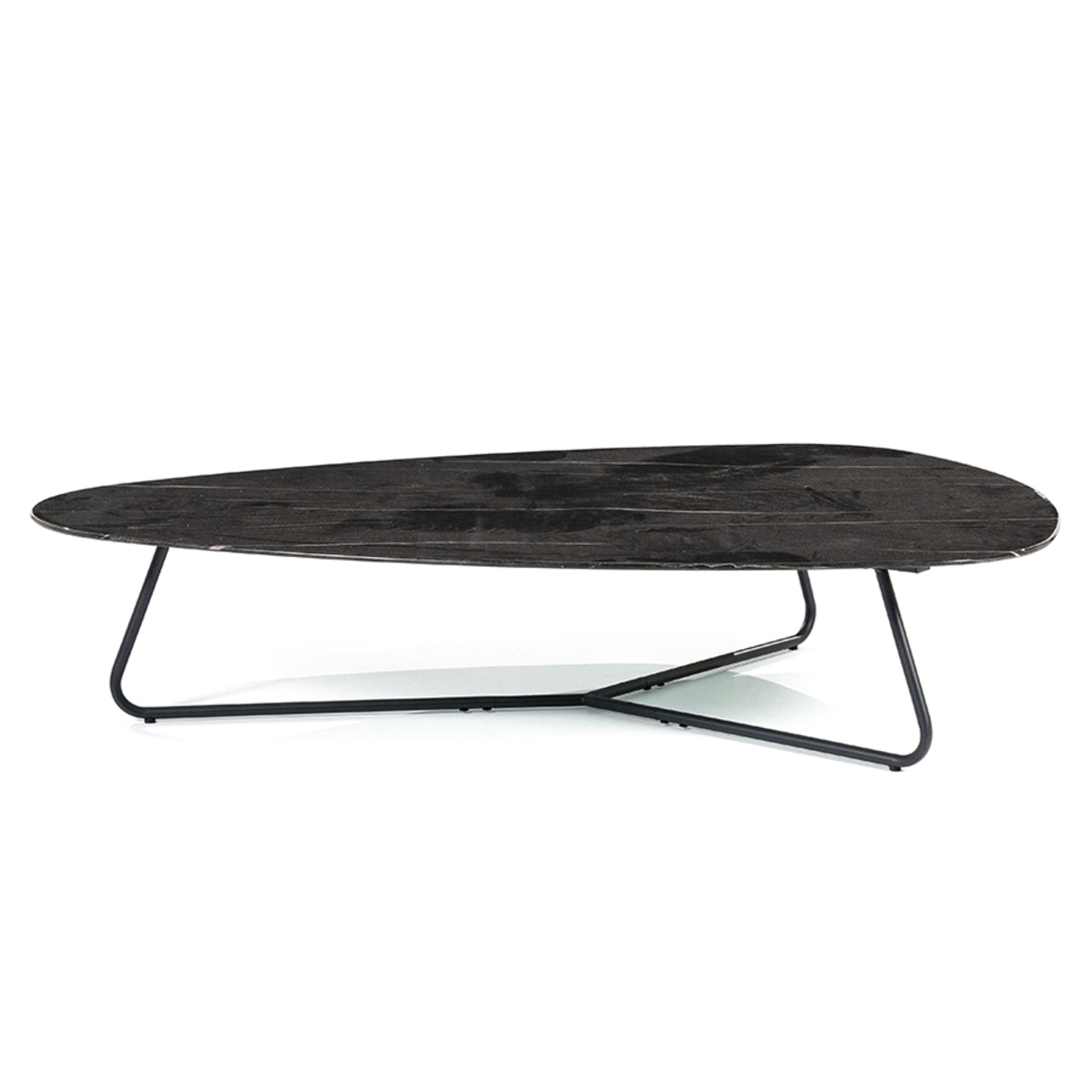 Salontafel Neno Zwart - Metaal - Eleonora