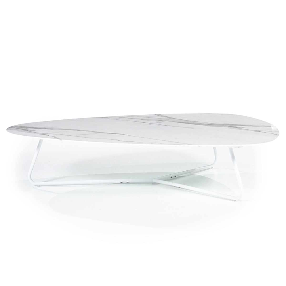Salontafel Neno Wit - Metaal - Eleonora