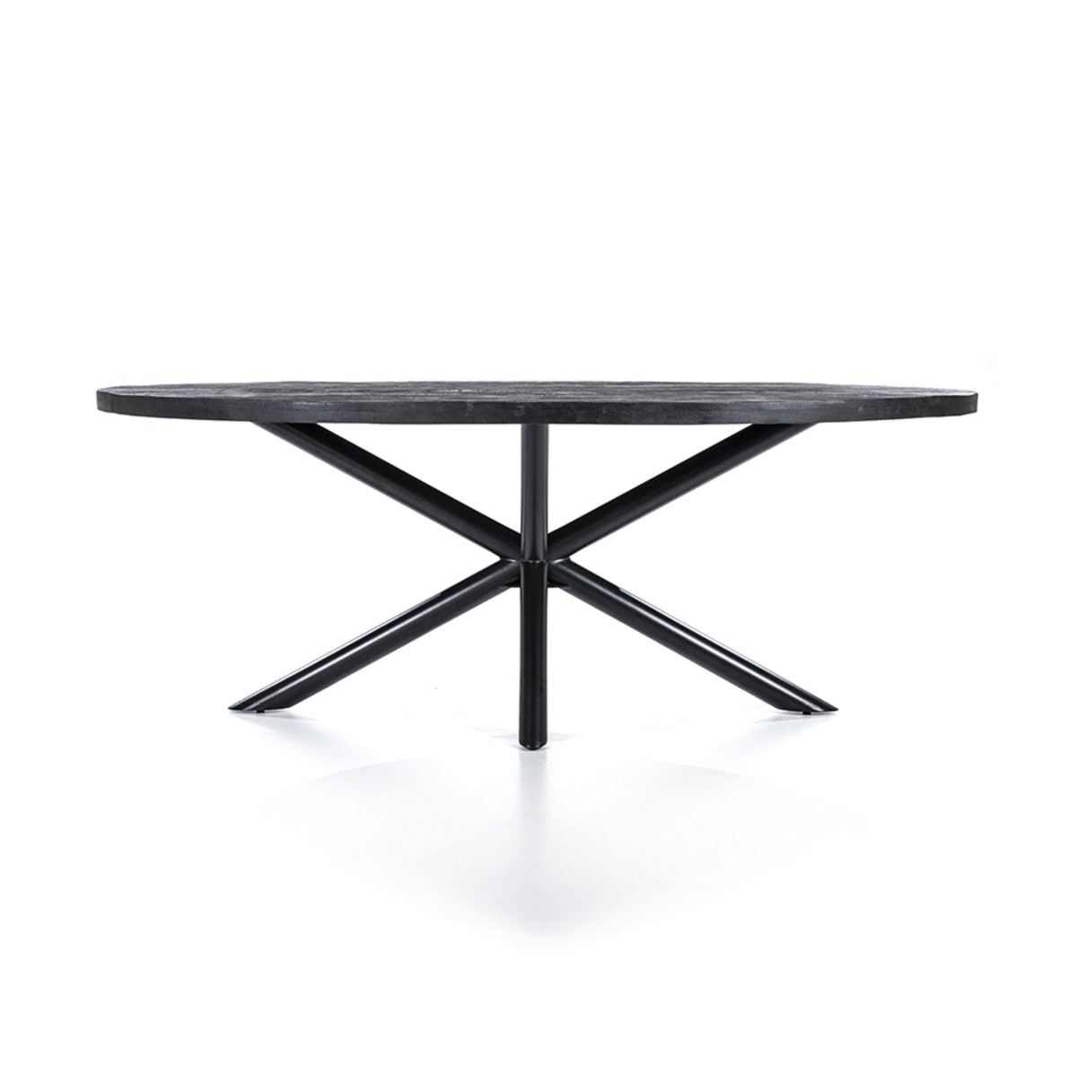 Eetkamertafel Oscar Zwart - Mangohout - Eleonora
