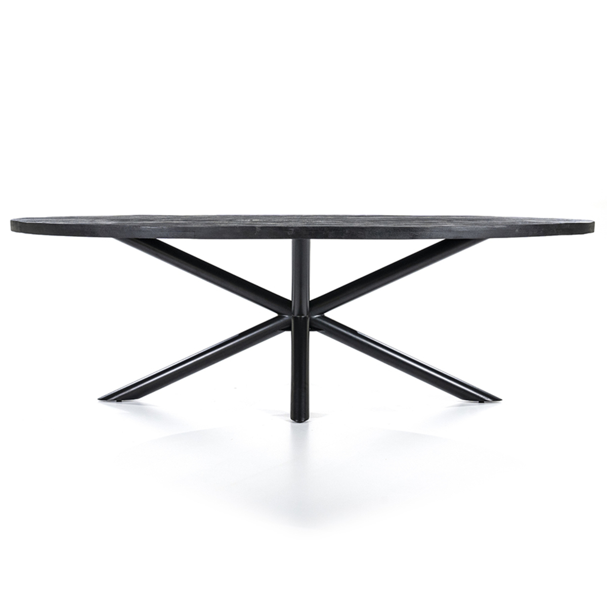Eetkamertafel Oscar Zwart - Mangohout - Eleonora