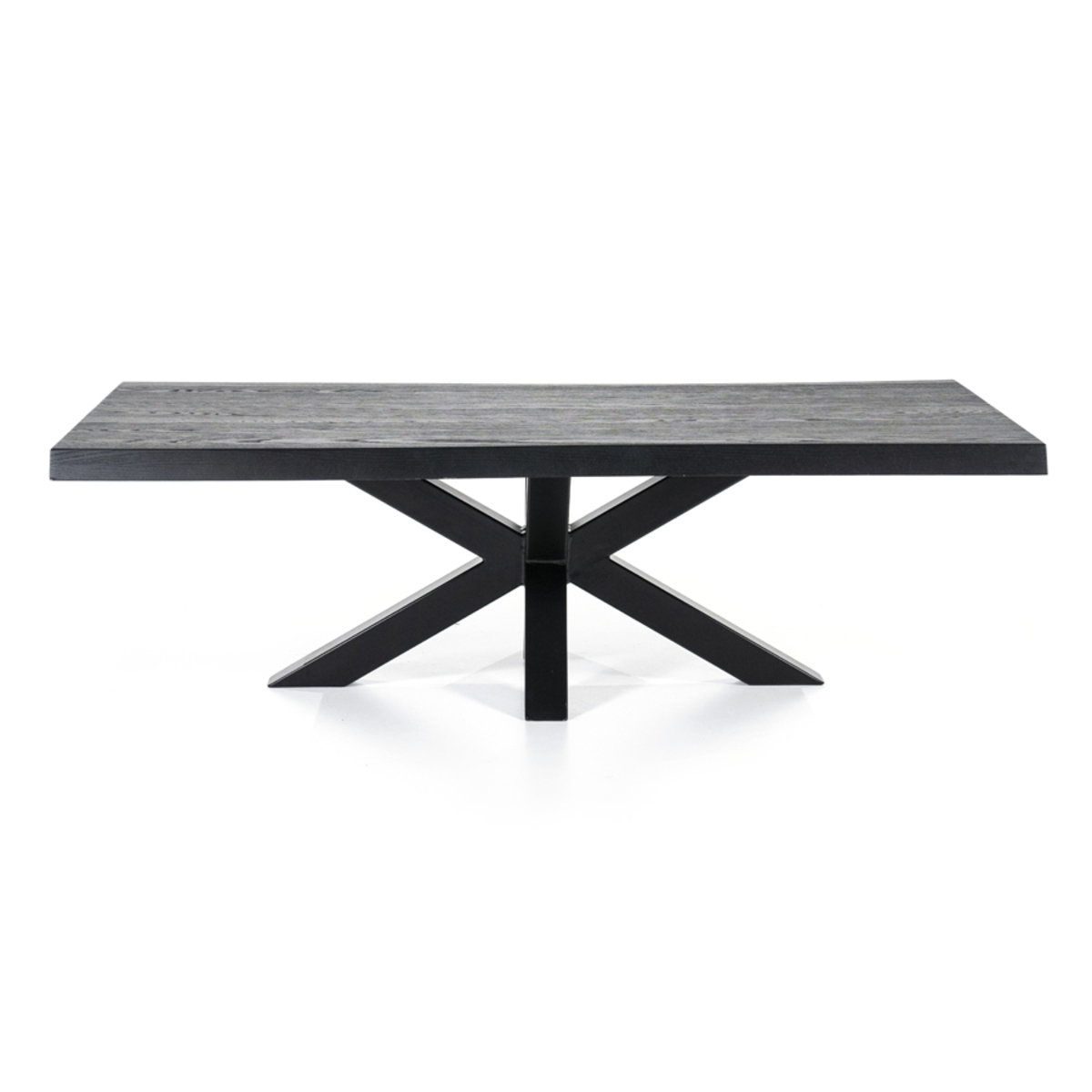 Salontafel Boomstam Zwart - Eiken - Eleonora