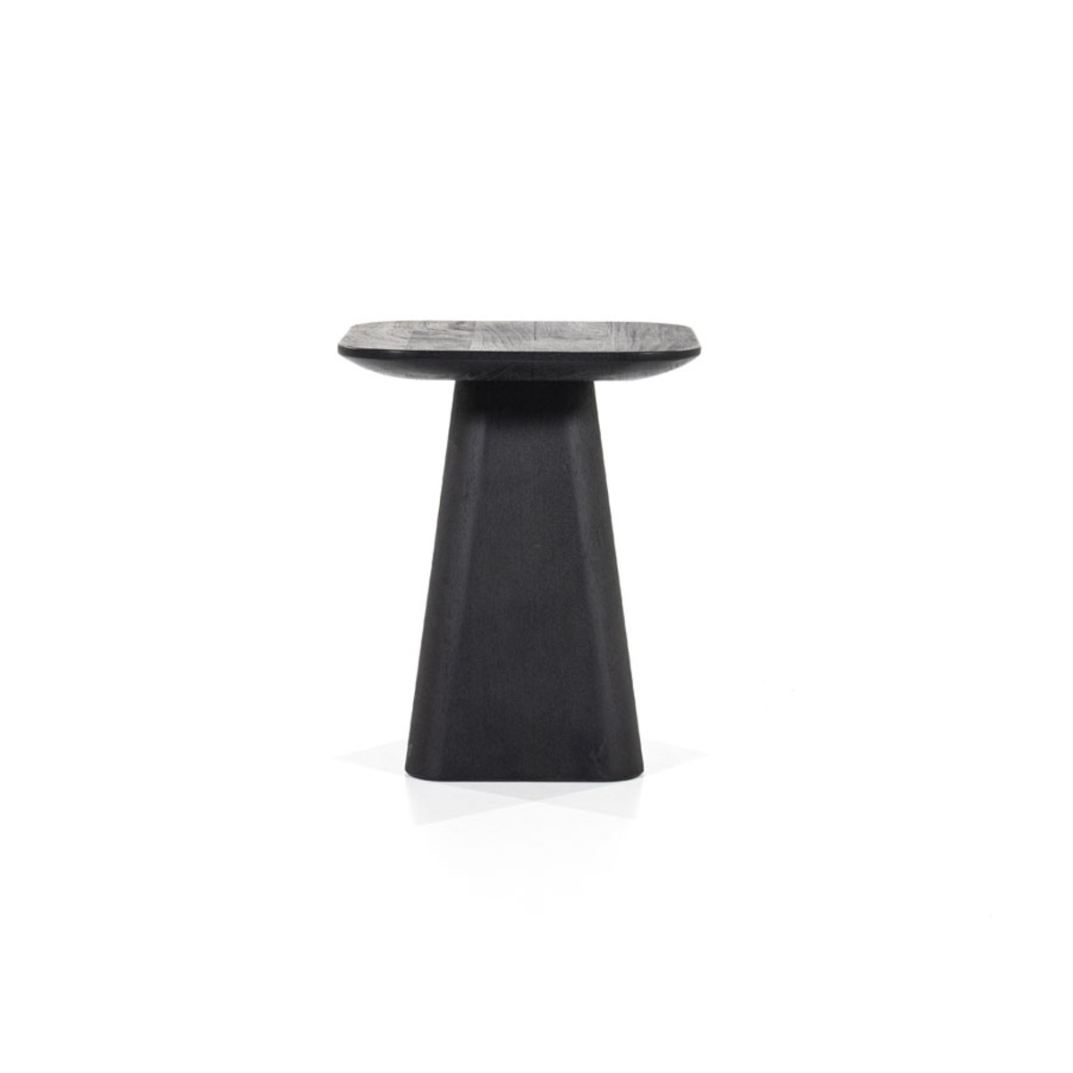 Bijzettafel Aron Zwart  - Mangohout - Eleonora