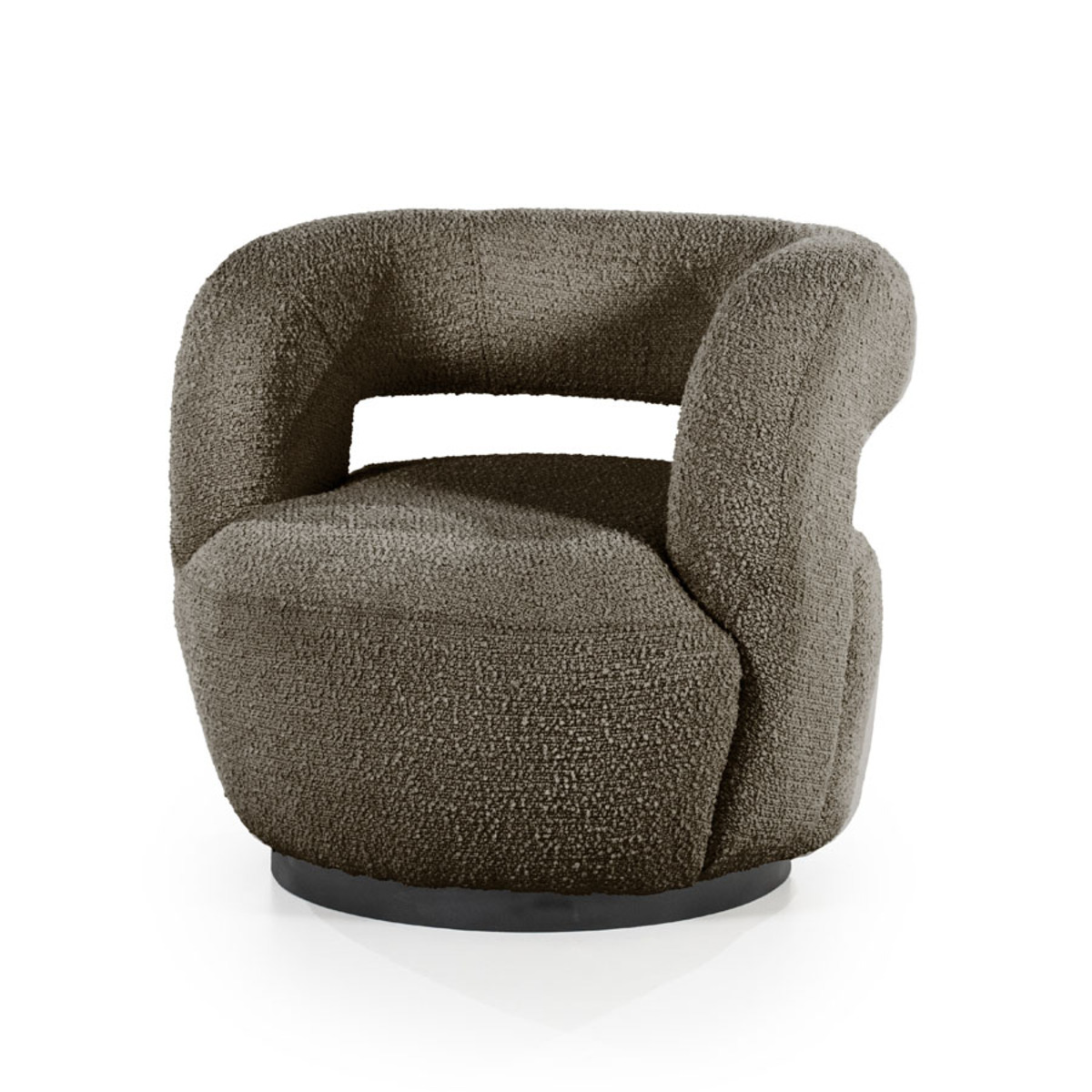 Fauteuil Sharon Bruin - Stof - Eleonora