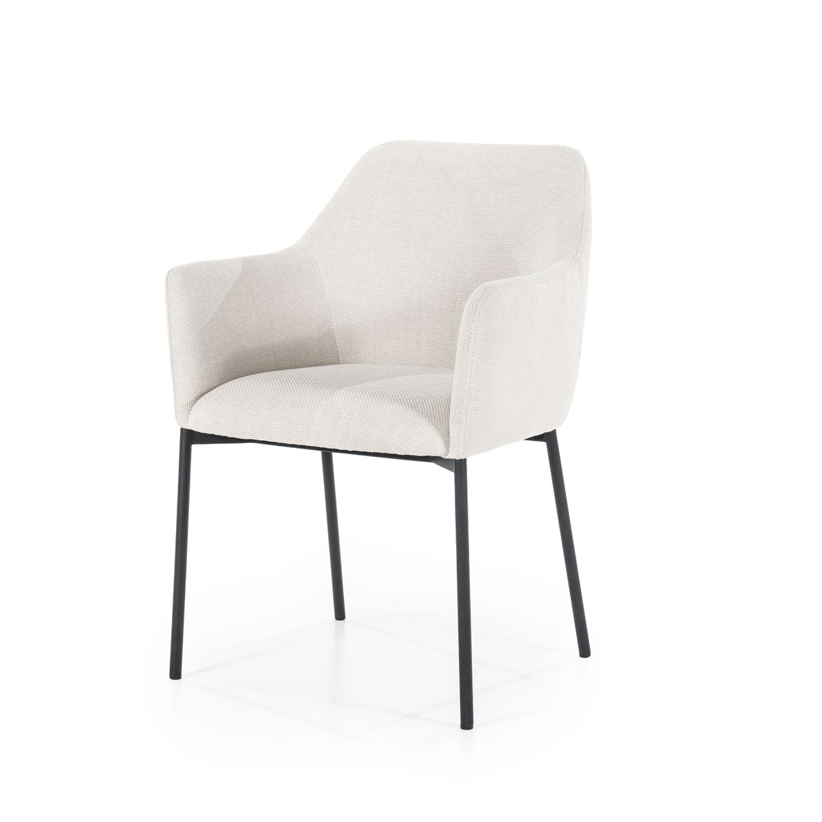 Eetkamerstoel Paul Bruin Beige - Stof - Eleonora