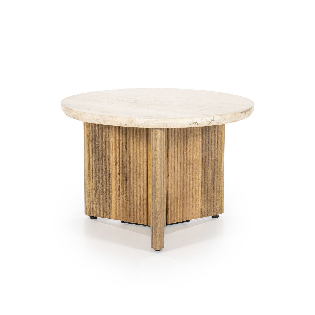 Bijzettafel Sara Bruin  - Mangohout - Eleonora