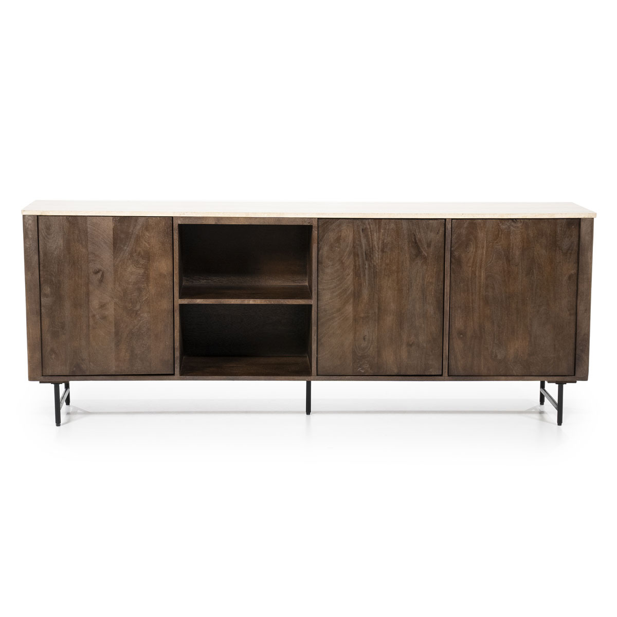 Dressoir Lio Bruin - Mangohout - Eleonora