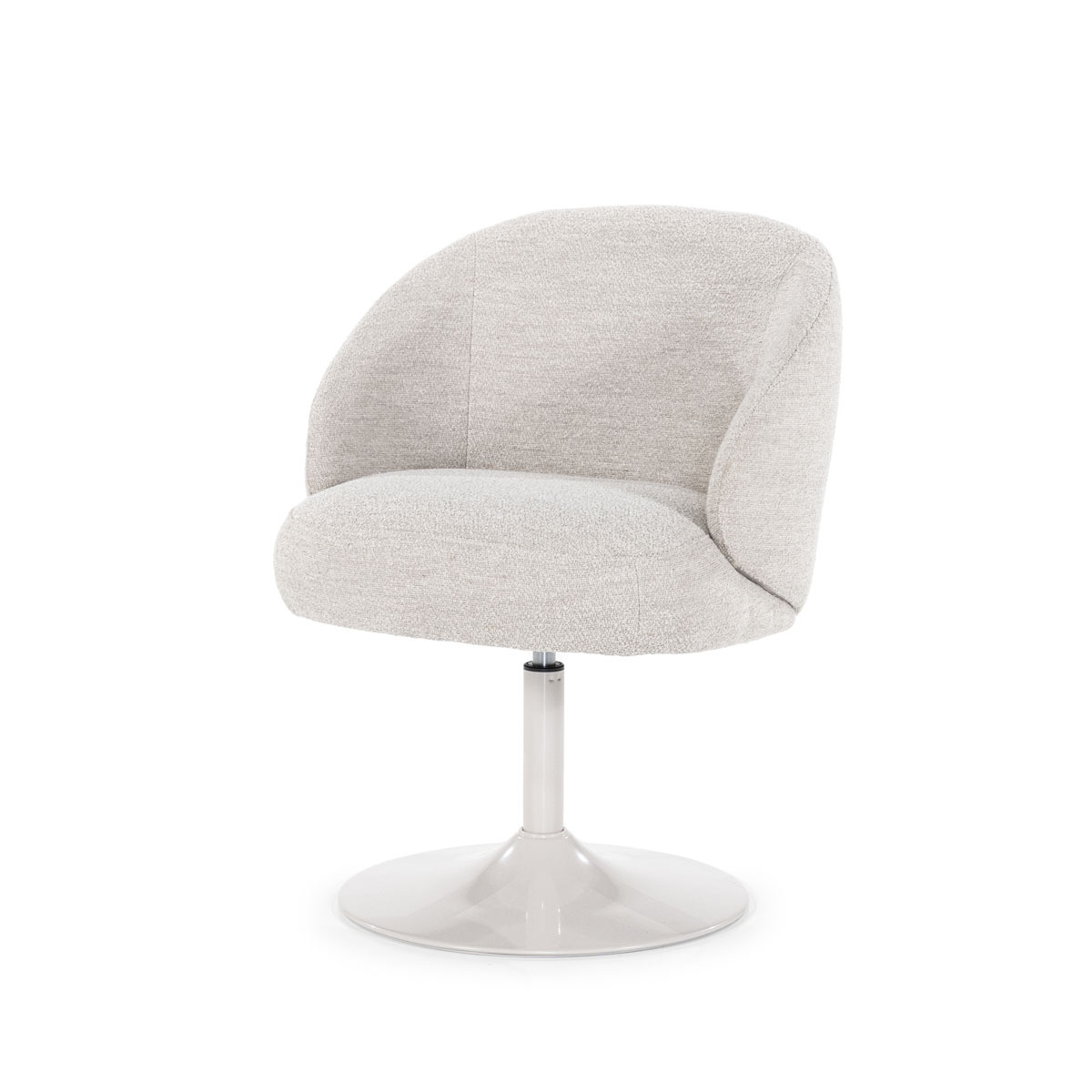 Eetkamerstoel Ruben Bruin Beige - Stof - Eleonora