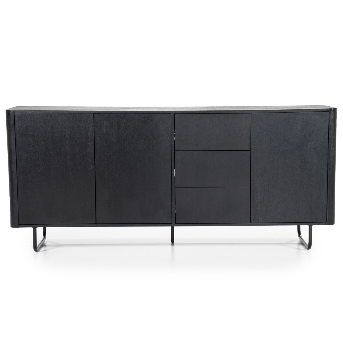 Dressoir James Zwart - Mangohout - Eleonora