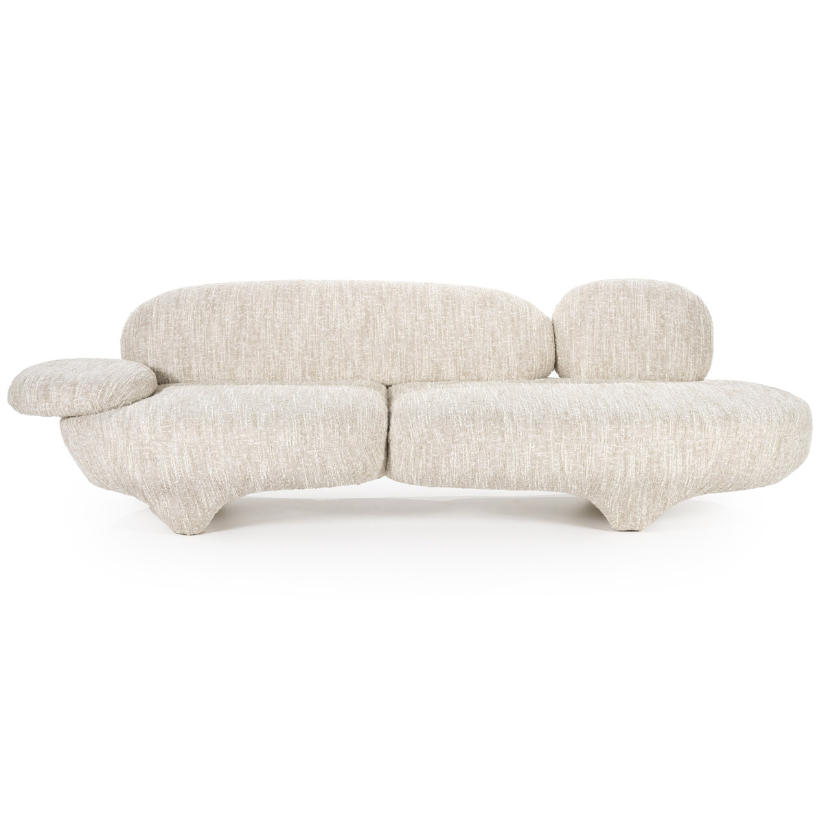 Bank  Bruin Beige - Stof - Eleonora