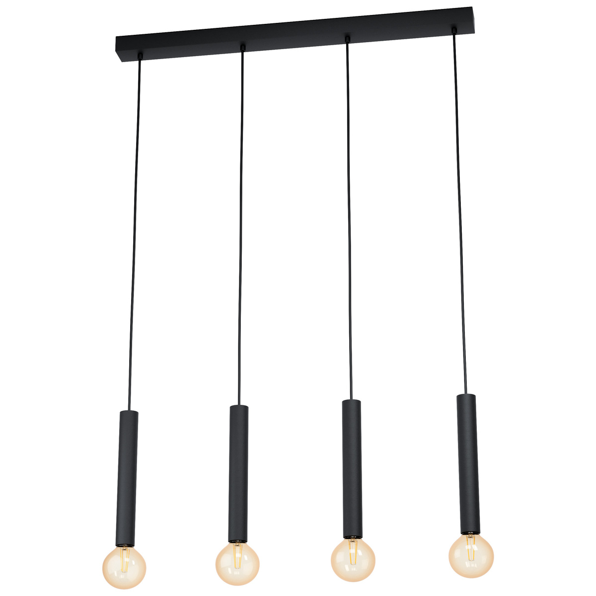 Hanglamp Cortenova Zwart - Metaal - Eglo