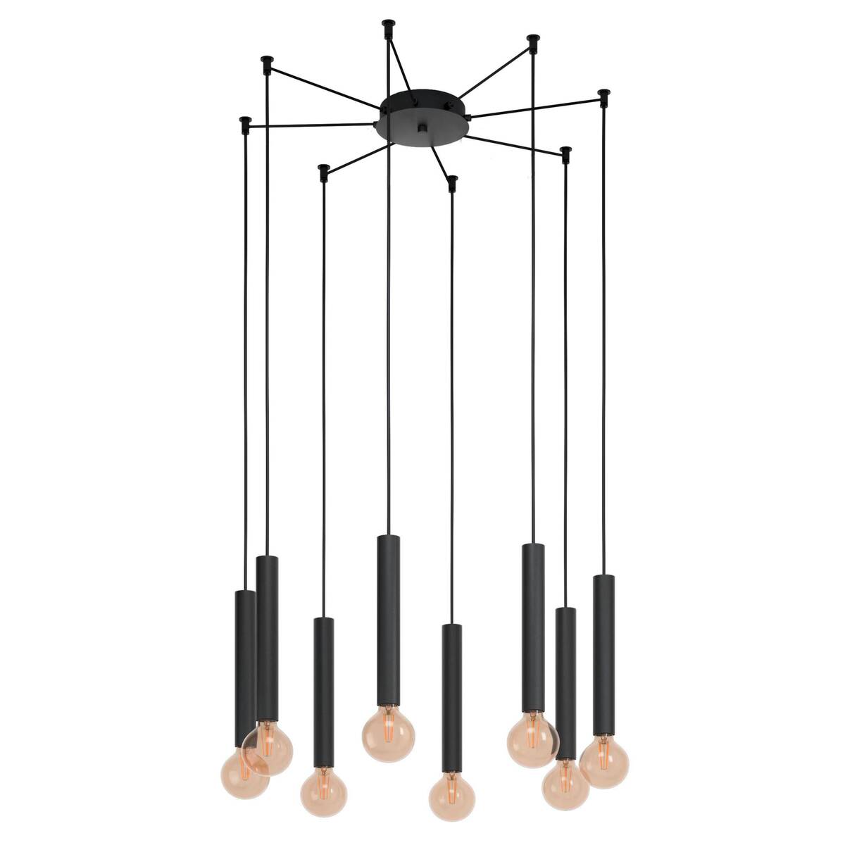 Hanglamp Zwart - Metaal - Eglo
