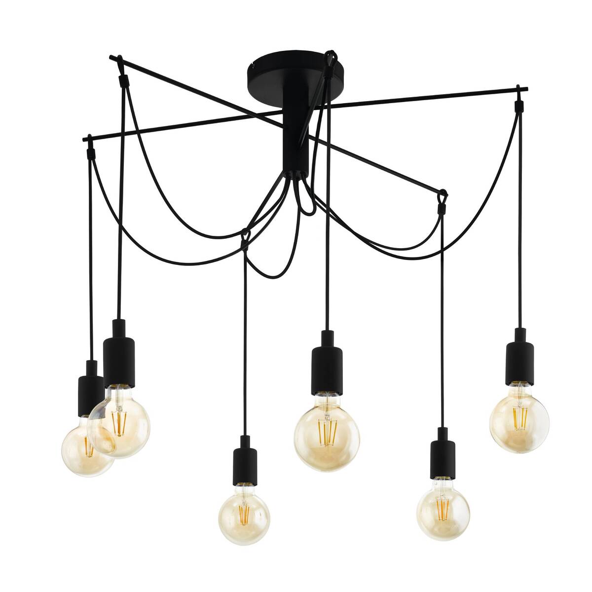 Hanglamp Zwart - Metaal - Eglo