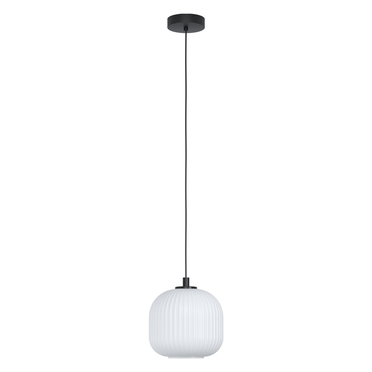 Hanglamp Mantunalle Zwart - Metaal - Eglo