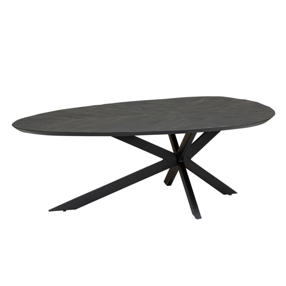 Salontafel Pianella Zwart - Mangohout - Tower Living