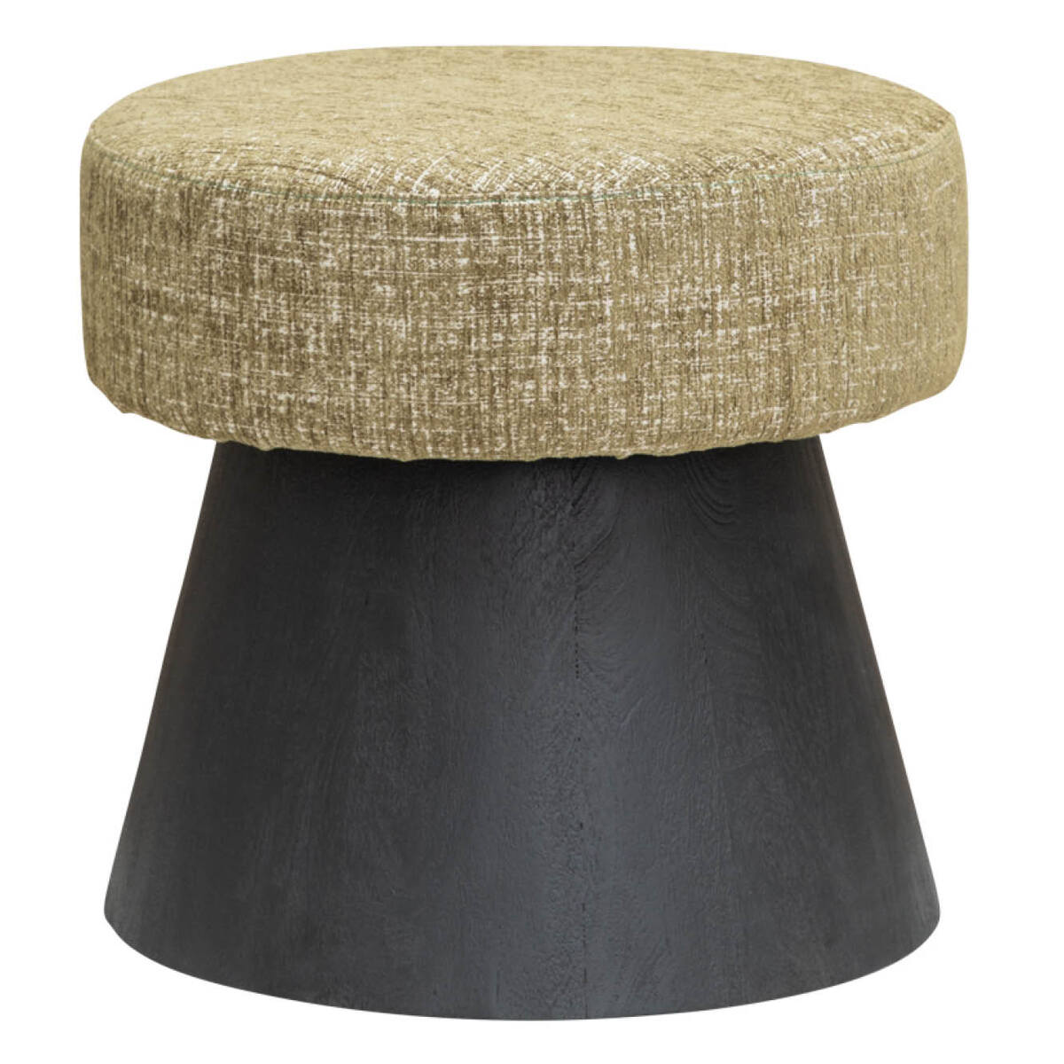 Poef Ossana - Zwart - Hout - Modern - Tower Living