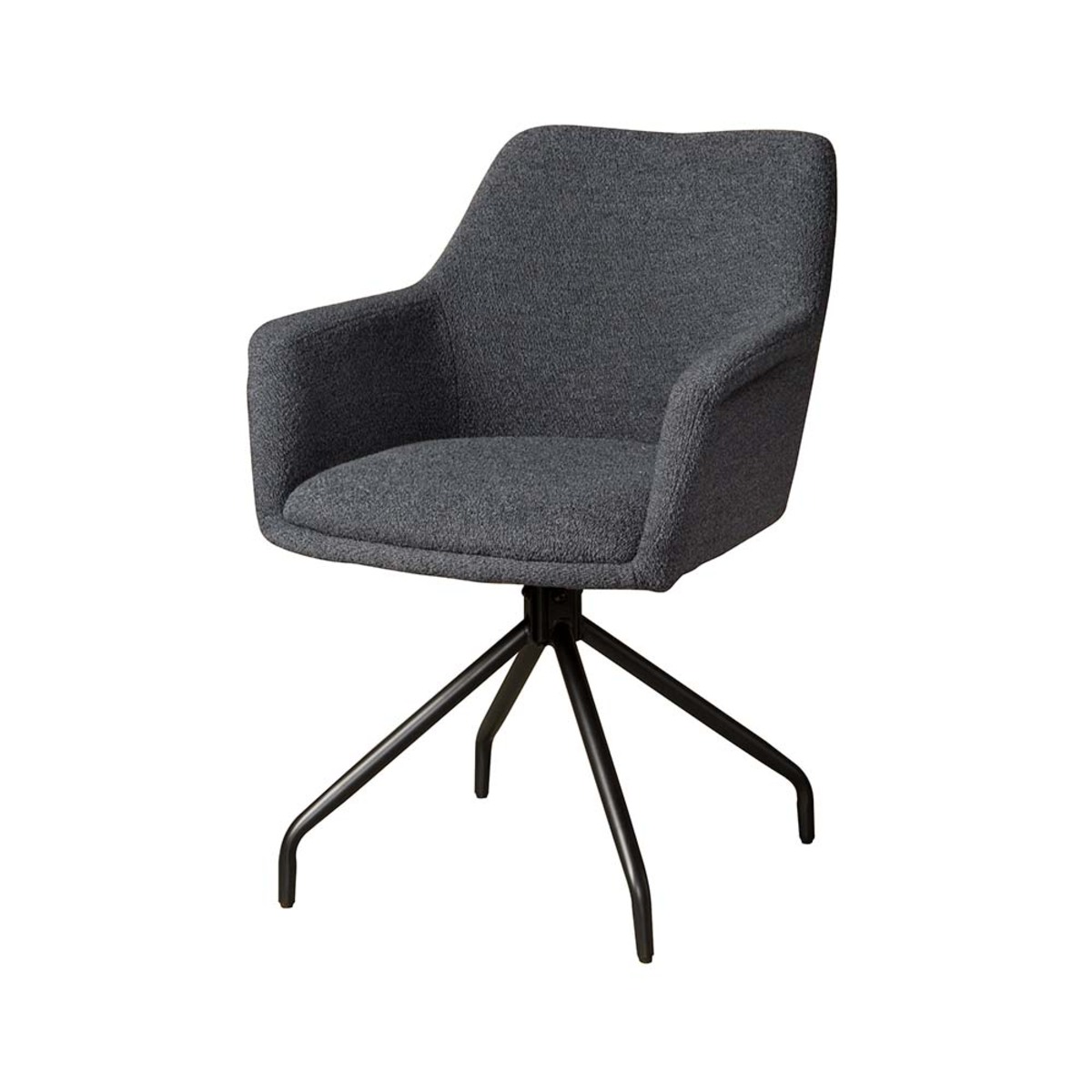 Eetkamerstoel Ortana Bruin Beige - Stof - Tower Living
