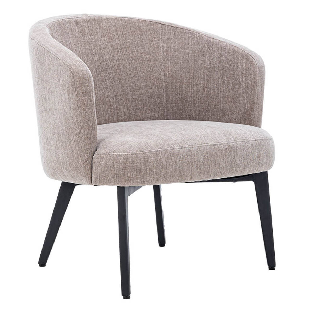 Fauteuil Albi Bruin Beige - Stof - Tower Living