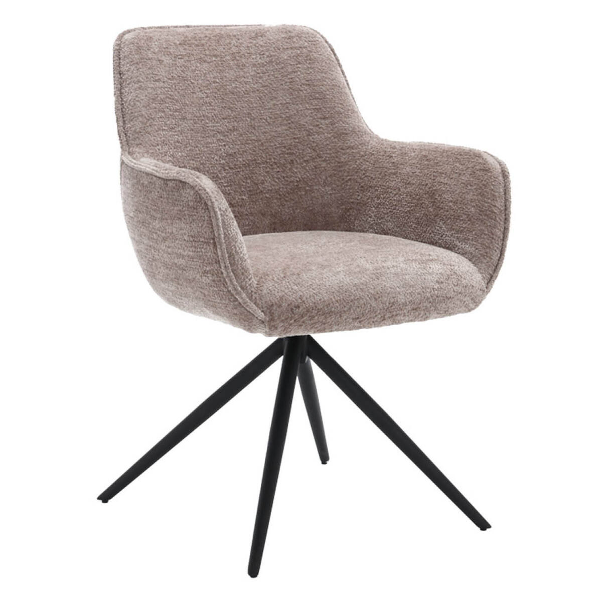 Eetkamerstoel Fondo Bruin Taupe - Stof - Tower Living