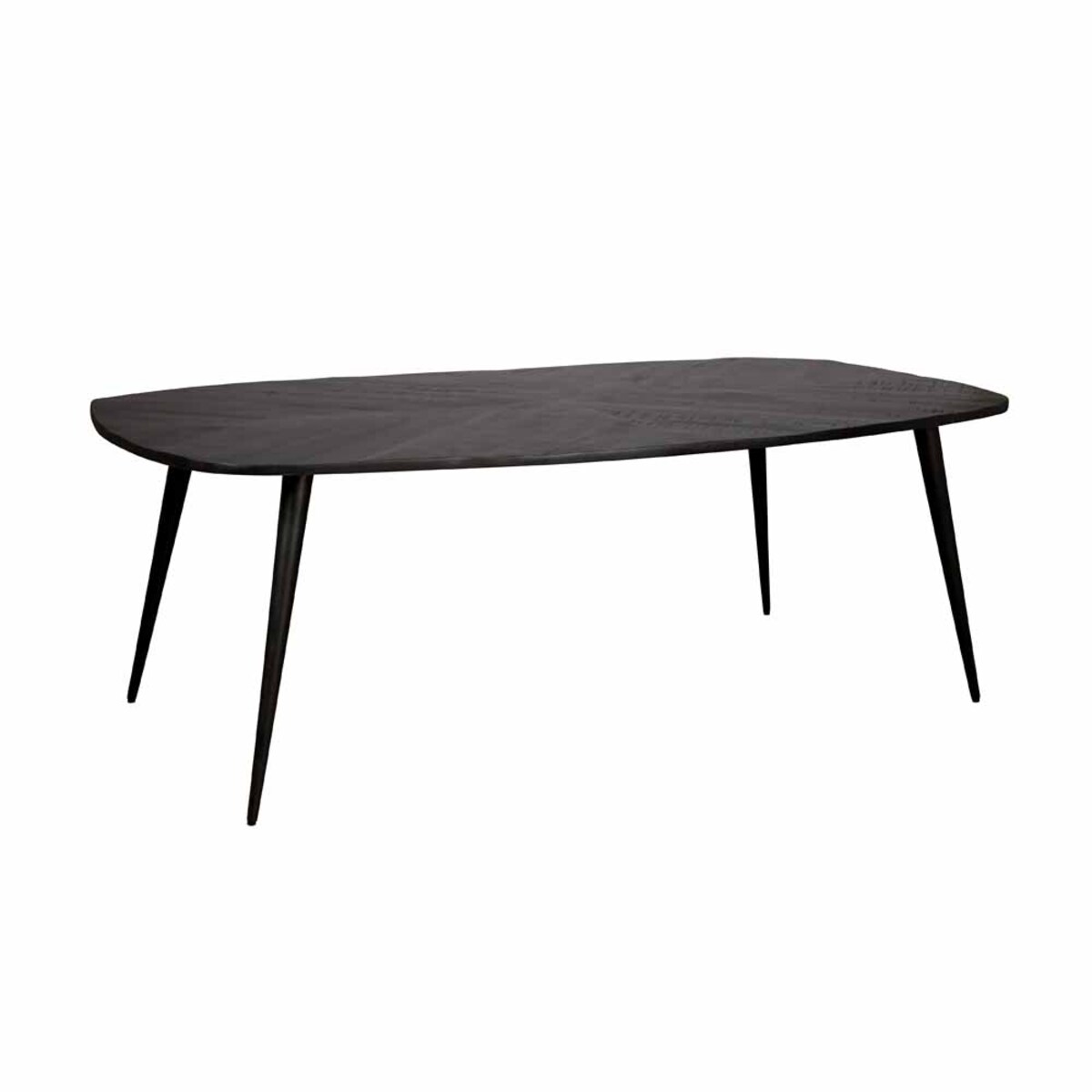 Eetkamertafel Giovanni Zwart - Mangohout - DOK 2 Rustique