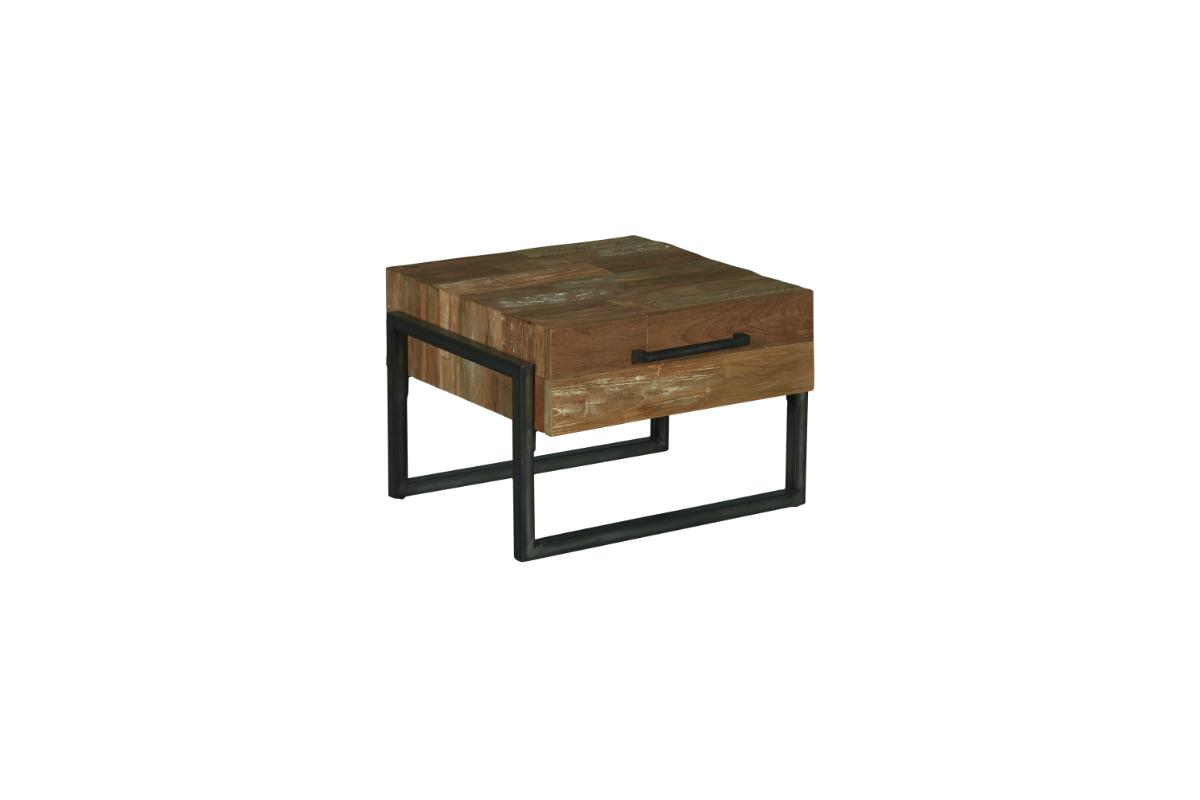 Bijzettafel Potenza Bruin Hout - Teak - DOK 2 Rustique