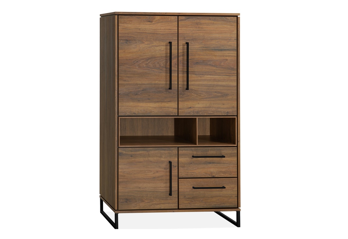 Bergkast Brandon Bruin Hout - Kunststof - DOK 2 Essentials