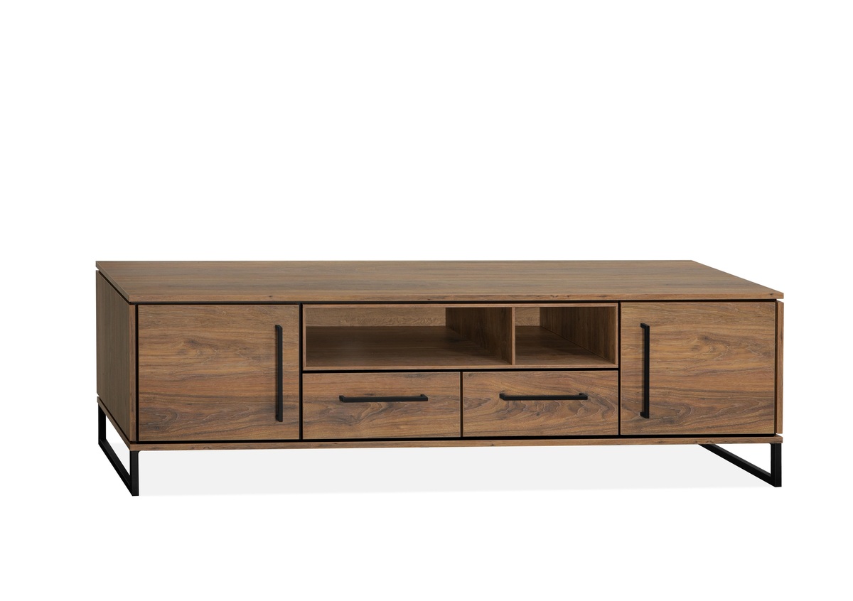 Tv-meubel Brandon Bruin Hout - DOK 2 Essentials
