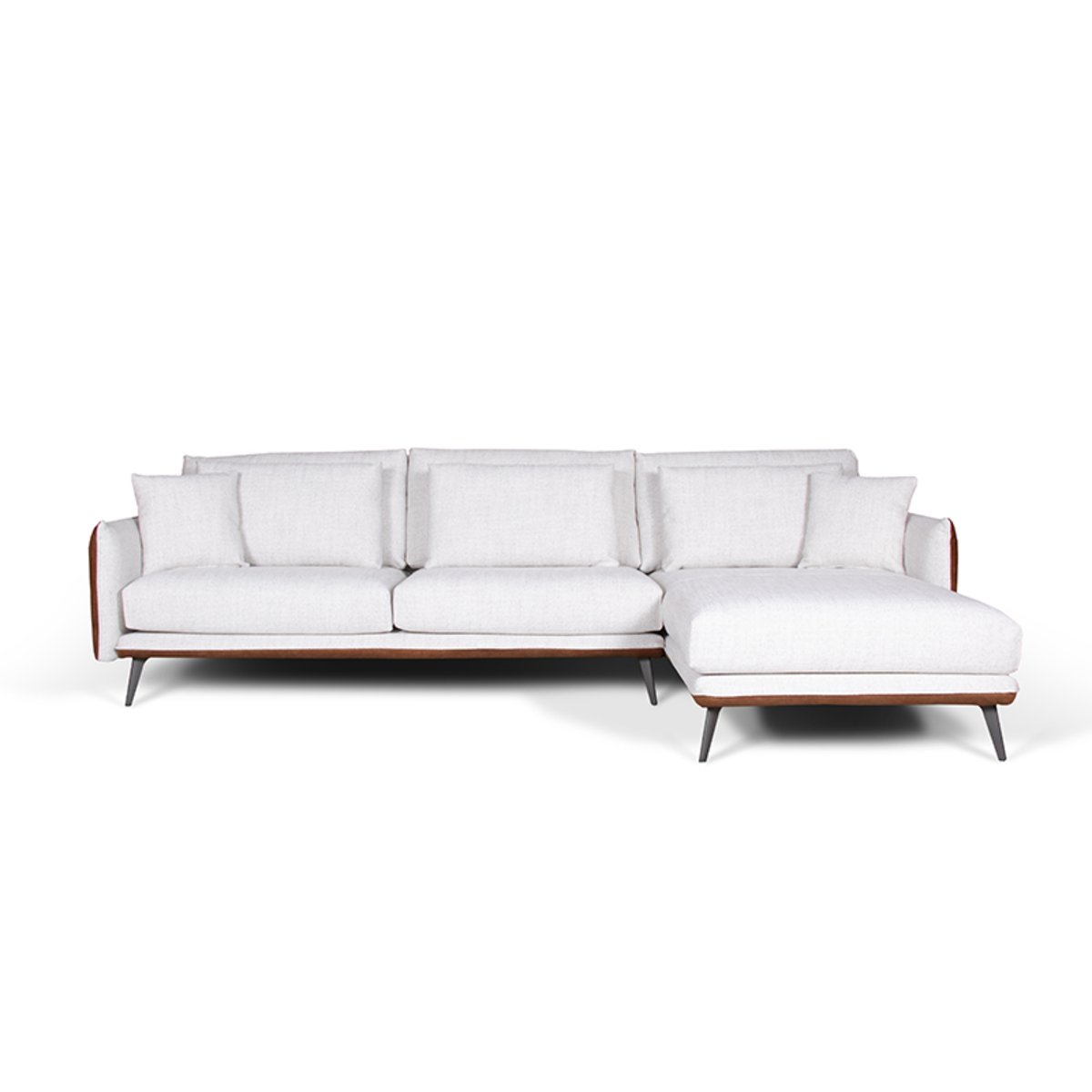 Hoekbank Multi - Stof - Longchair 2 zits Rechts - DOK 2