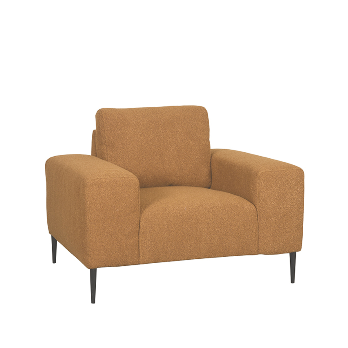 Bank Ferraro Geel Oker - Stof - Fauteuil - LABEL51