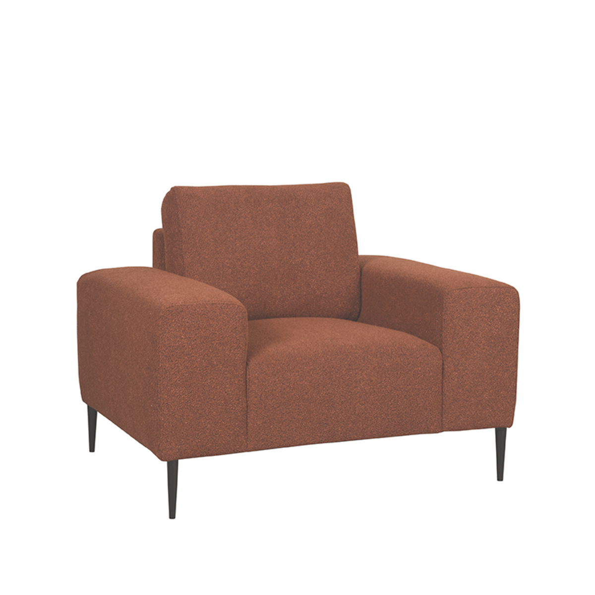 Bank Ferraro Oranje Rust - Stof - Fauteuil - LABEL51
