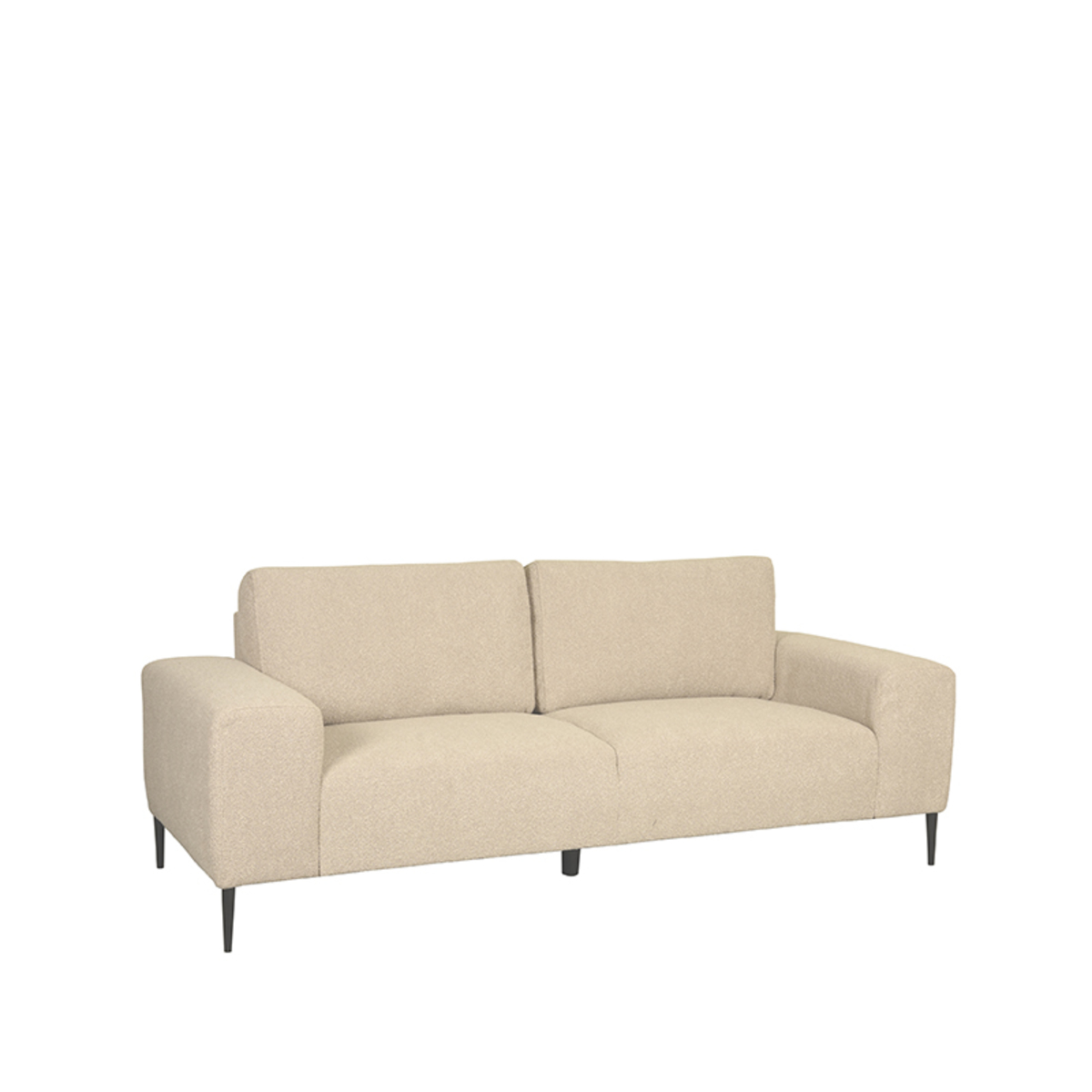 Bank Ferraro Bruin Zand - Stof - 3-zitsbank - LABEL51