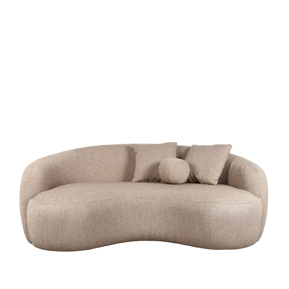 Bank Nesso Bruin Clay - Boucle - 2-zitsbank - LABEL51
